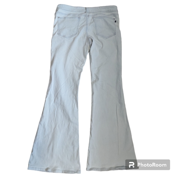 Anthropologie Pilcro 30 Oceanus Denim Low-Rise Flare Jeans Bell Bottom - Picture 6 of 8